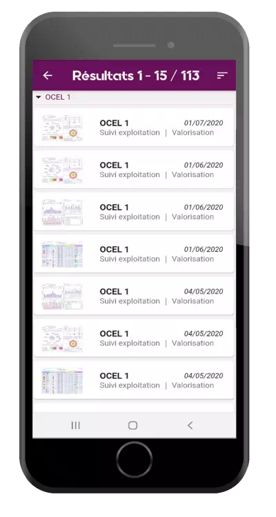 consultation documents sur apllication smartphone dematagri